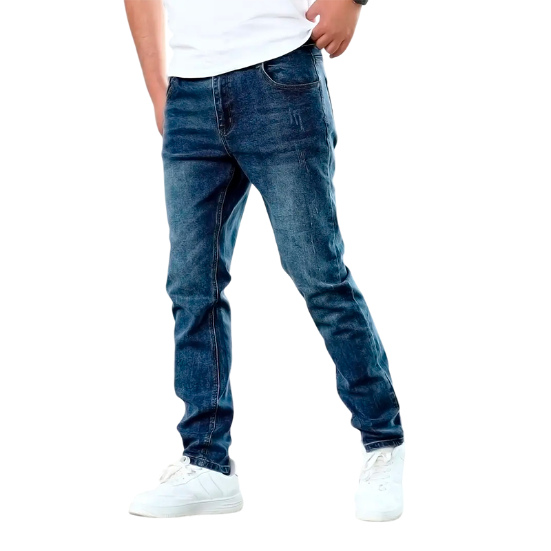 kit 5 Calça Jeans Masculina Casual +BRINDES: Cinto e Carteira de Couro