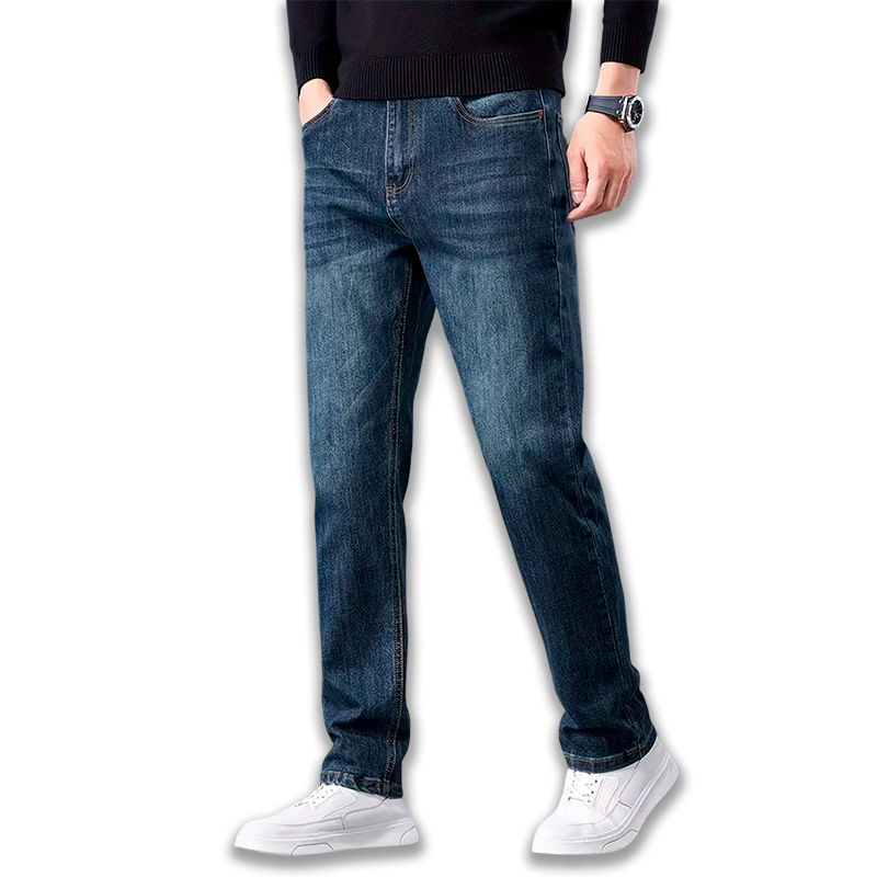 Kit 5 Calça Jeans Masculina Elegante +BRINDES: Cinto de Couro + Relógio de Luxo